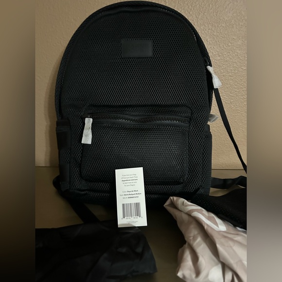 Dagne Dover Dakota Backpack Medium in Onyx Air Mesh - Picture 1 of 8